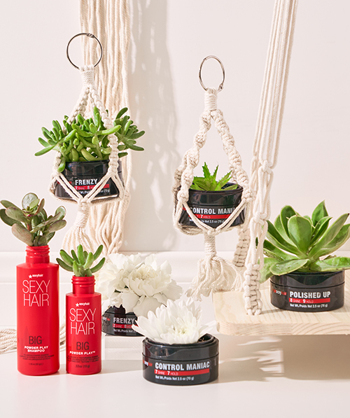 sexyhair produkter med planter