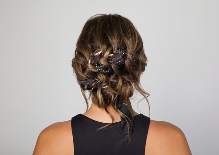 female model back of head
