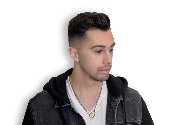 male hairstyle after result