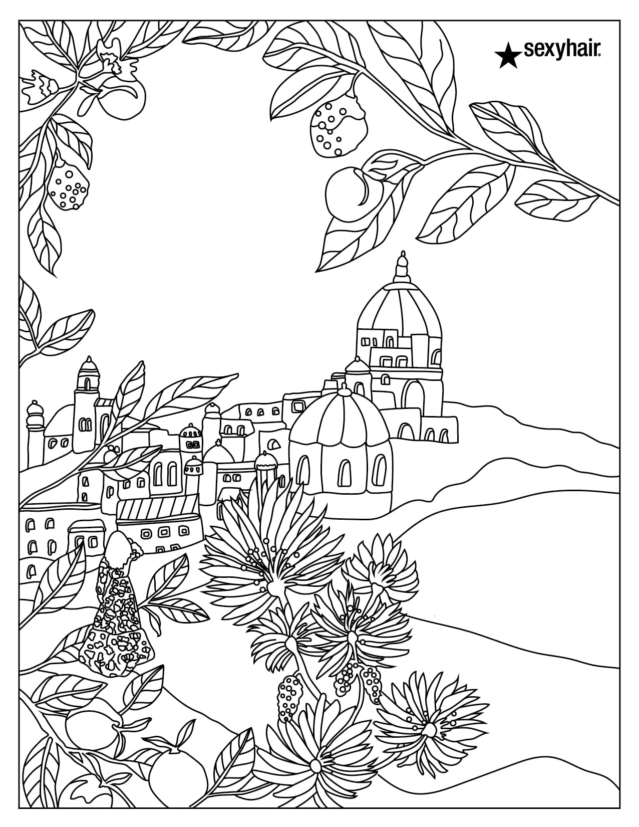 sexyhair-cityallure-coloring-page city allure coloring sheet