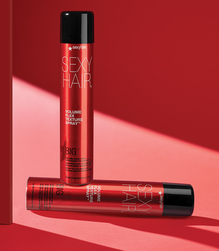 Ein Bild von zwei Volume Flex Texture Spray Dosen